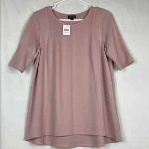 NWT J. Jill Wherever Collection Dusty Plum Tunic Blouse